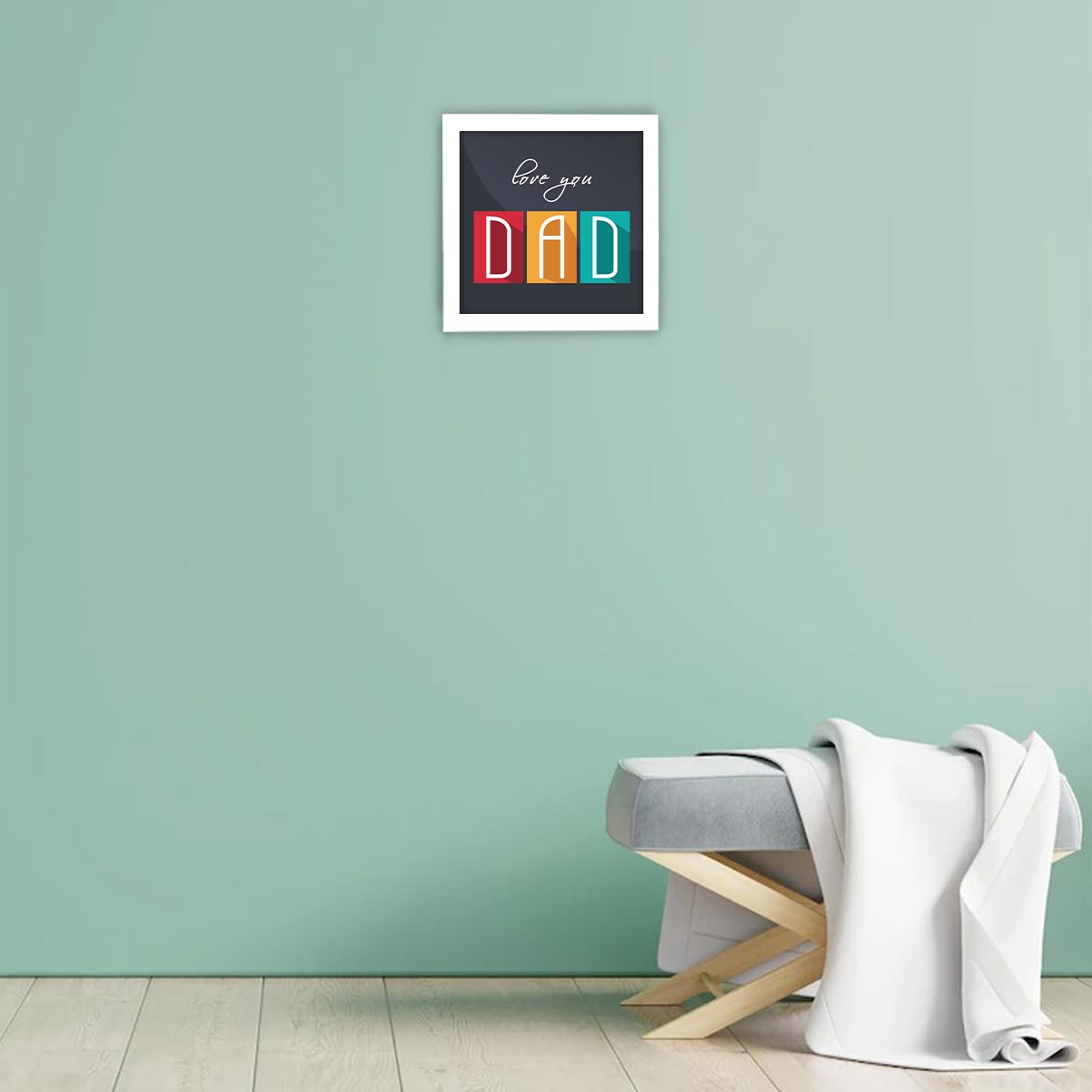Love You Dad Poster Frame Gift For Father's Day 7