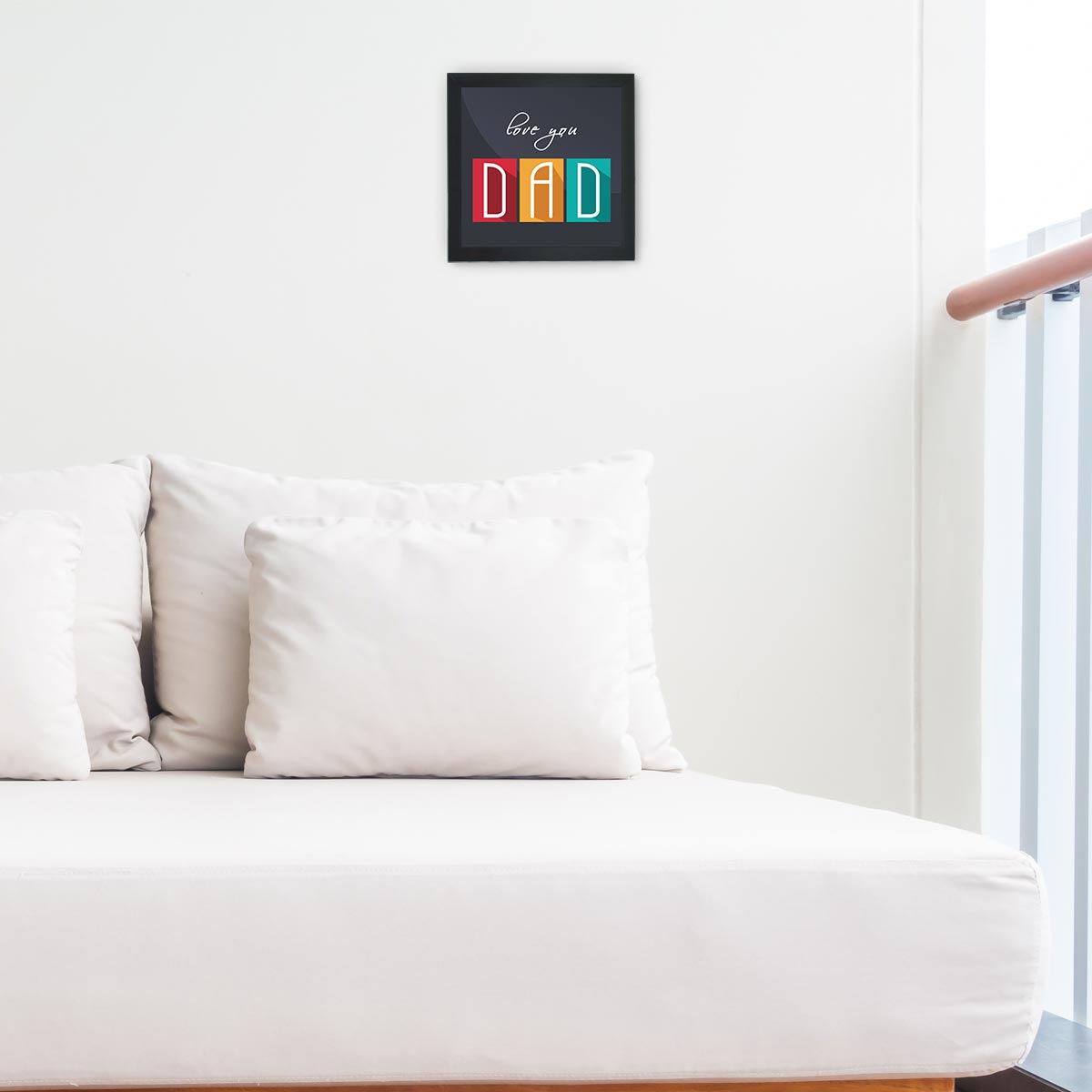 Love You Dad Poster Frame Gift For Father's Day 3