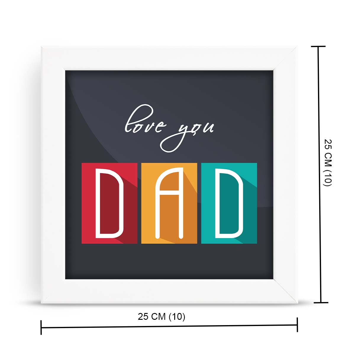 Love You Dad Poster Frame Gift For Father's Day 8