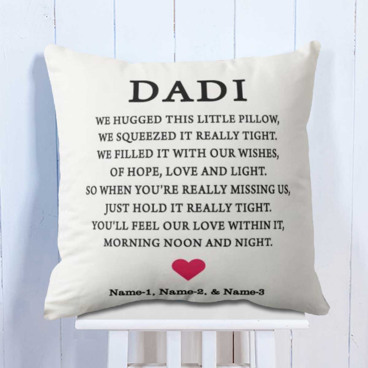 Customized Dadi We Hugged This Cushion Gift For Grandma
