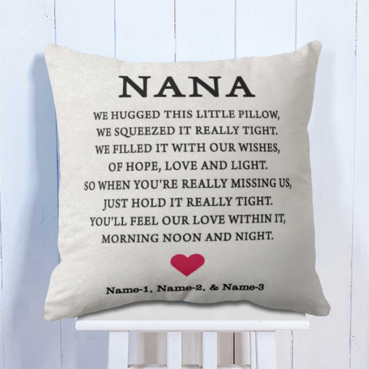 Personalized Nana We Hugged This Cushion Gift For Nana