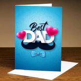 Personalised Best Dad Card