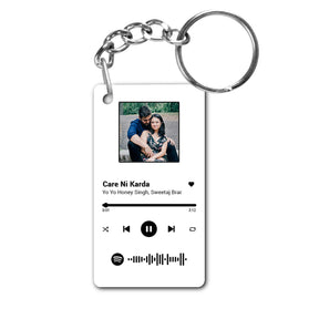Personalised Spotify Keychain Acrylic