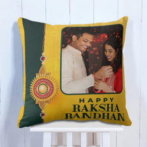 Customized Happy Rakshabandhan Cushion