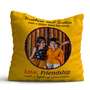 Customized Brother & Sister Love & Friendship Cushion