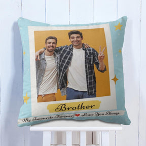 Personalised Brother Love you Forever Cushion