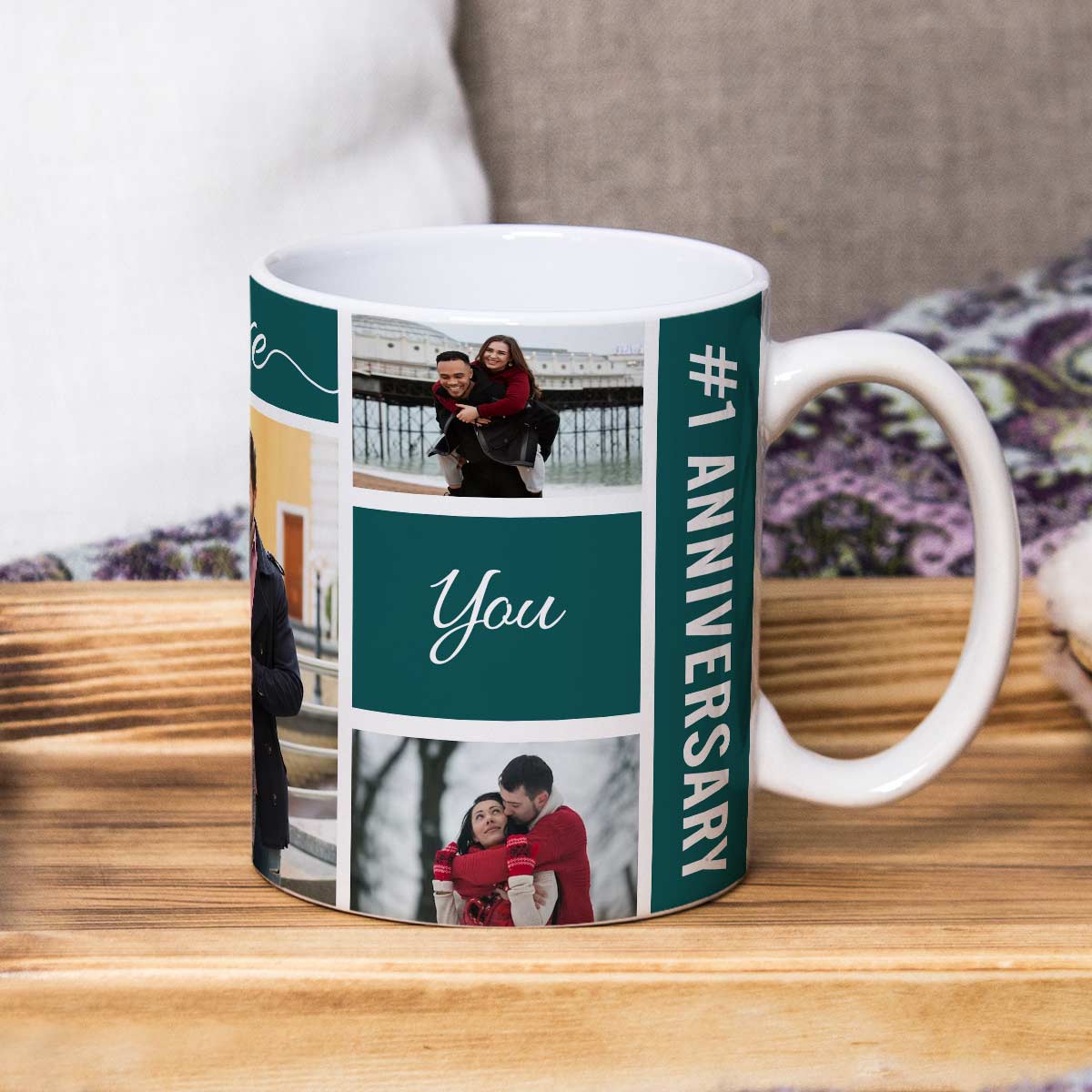 Personalised I Love You Anniversary Coffee Mug