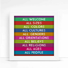 Welcome All People Frame