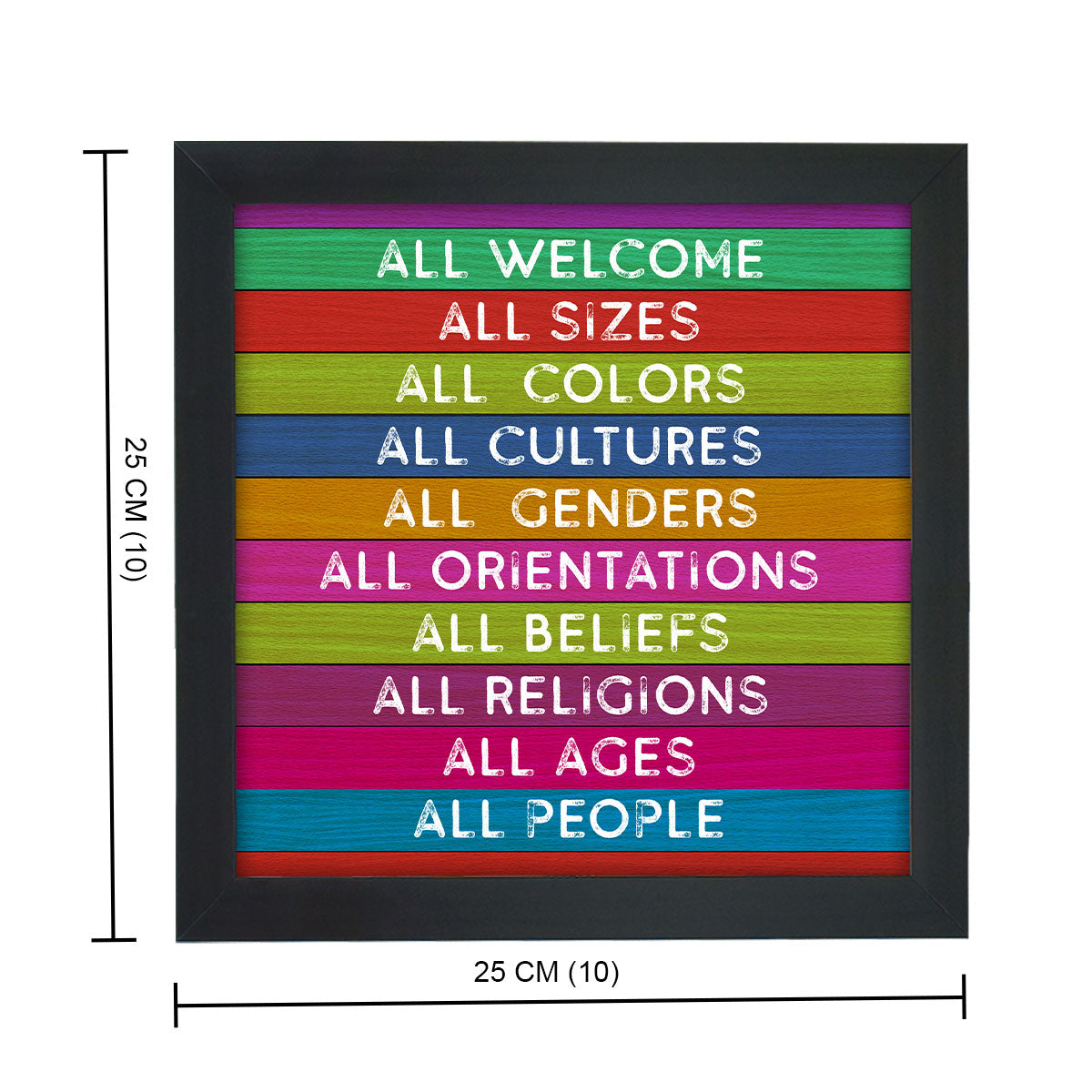 Welcome All People Frame