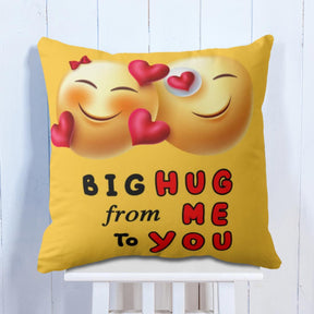 Big Hug From Me to You Polyester Canvas Cushion Covers