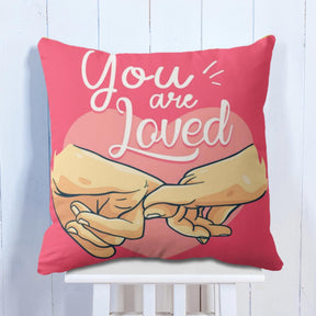 You Are Loved Polyester Canvas Cushion Covers