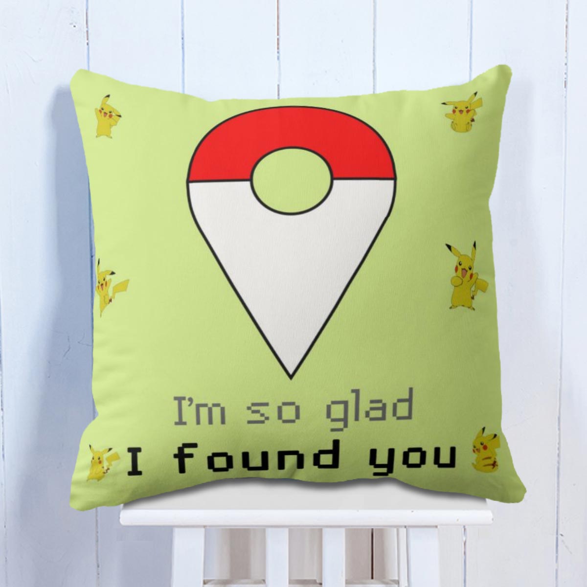 I'm So Glad I found you Polyester Canvas Cushion Covers