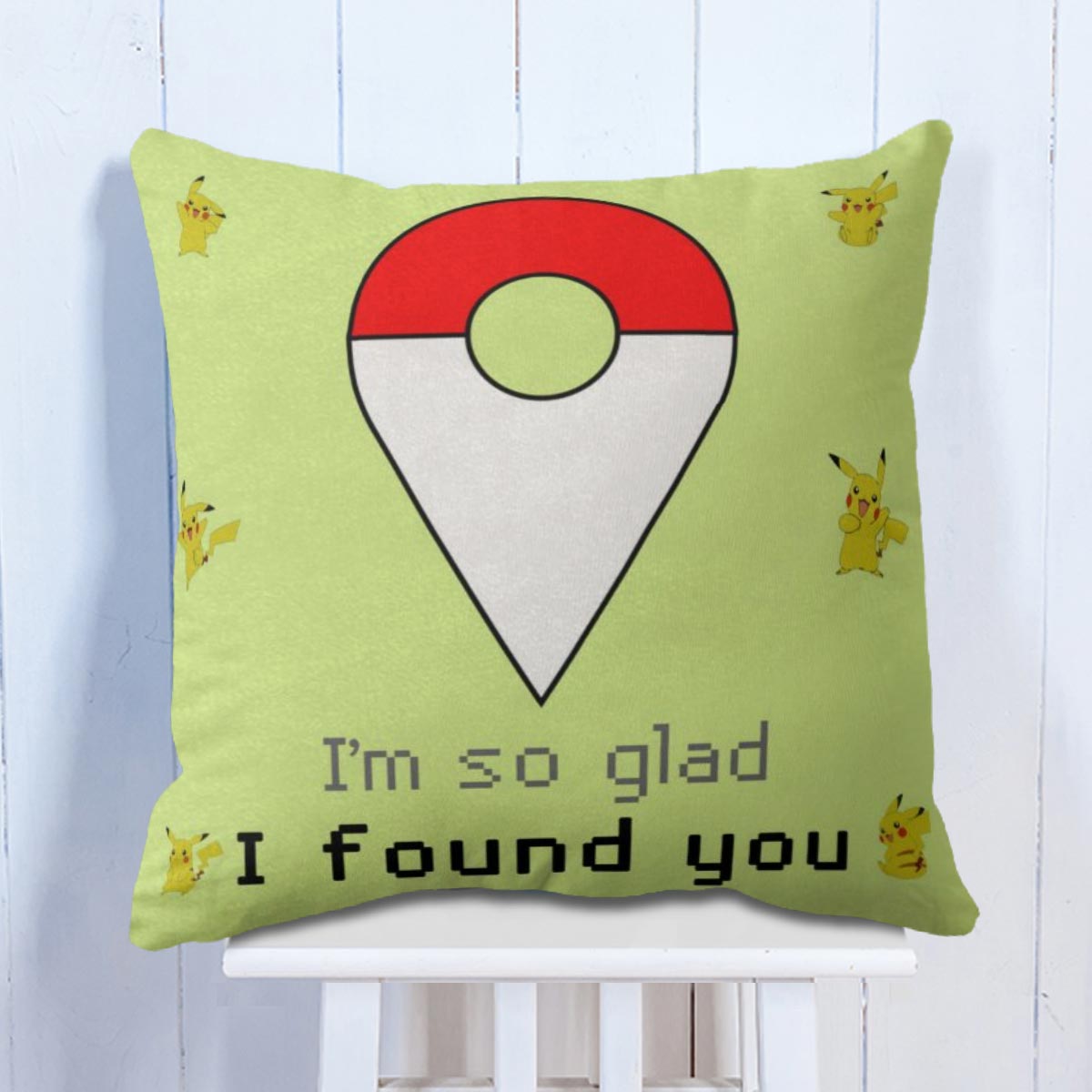 I'm So Glad I found you Polyester Canvas Cushion Covers