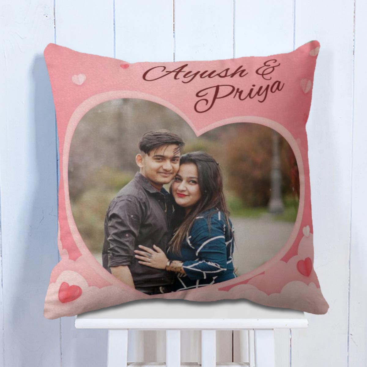 Personalized Heart Cushion