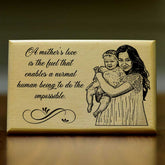 Personalized Mother's Day Engraved Wooden Photo Frame For Mom