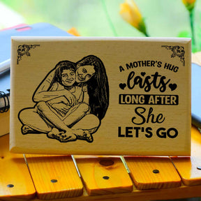 Personalized Engraved Wooden Photo Frame Gift for Mom