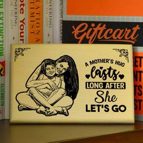 Personalized Engraved Wooden Photo Frame Gift for Mom