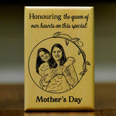 Customized Engraved Wooden Photo Frame For Mother's Day