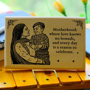 Personalized Engraved Wooden Photo Frame For Mother/mom