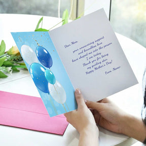 Personalized Love You Mom Photo Greeting Card Gift For Mother's Day