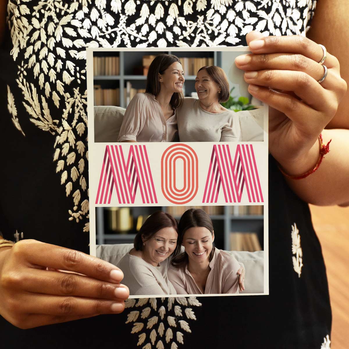 Personalized Mom Photo & Message Greeting Card Gift For Mother_3