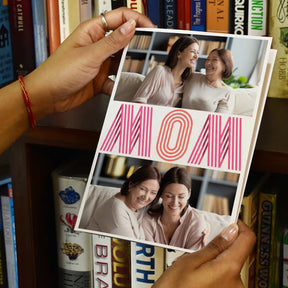 Personalized Mom Photo & Message Greeting Card Gift For Mother_1