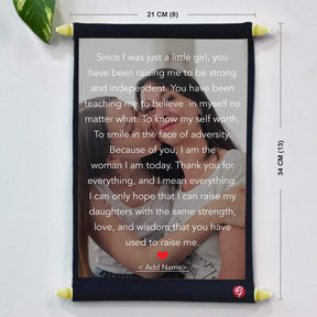 Personalised Photo Scroll for Mom