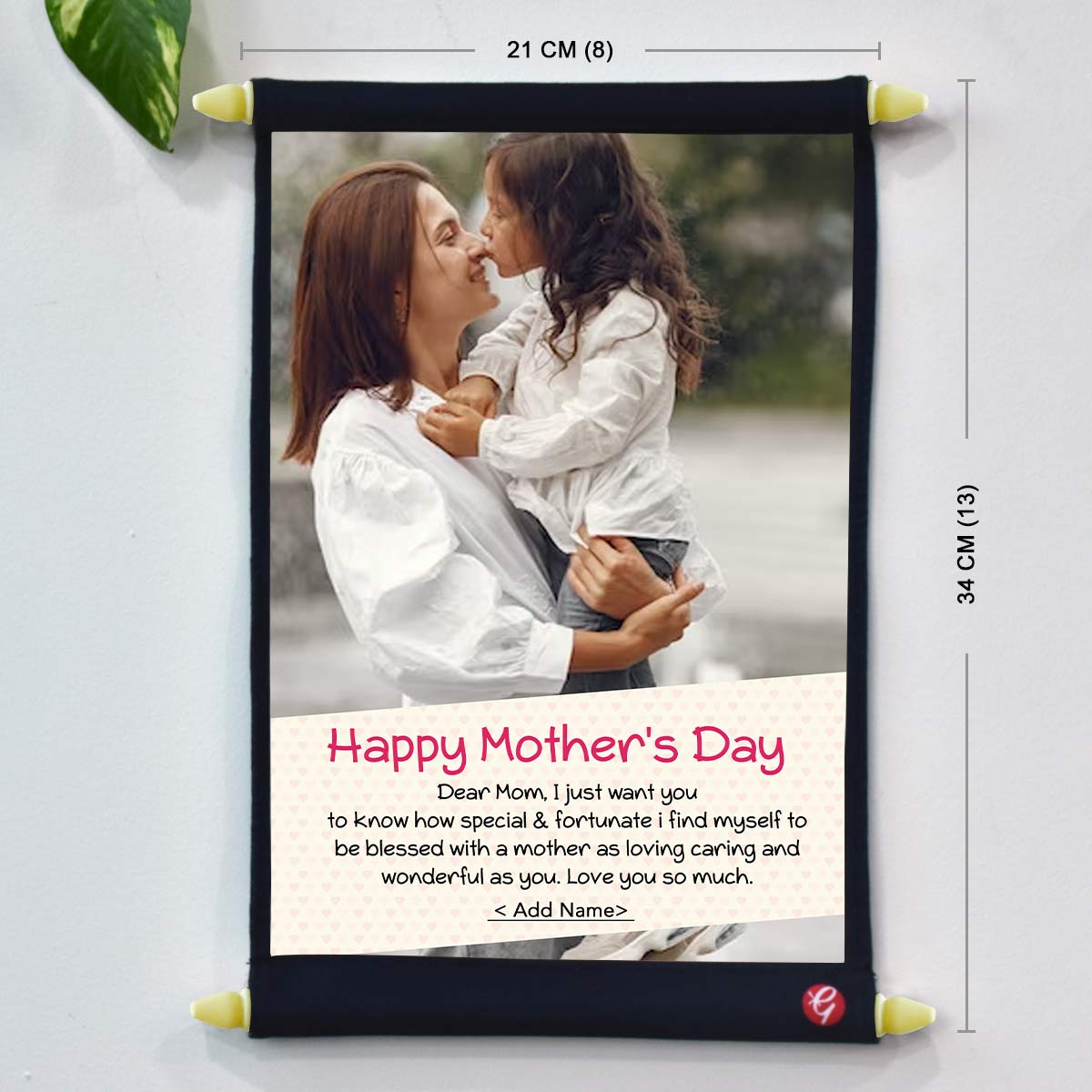 Photo Personalized Mothers Day Scroll