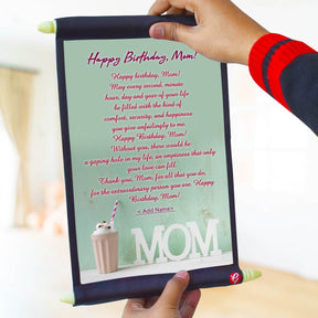 Mom Happy Birthday Poly Satin Scroll-2