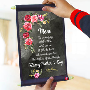 It's Amazing Mom Mothers Day Gift Satin Scroll