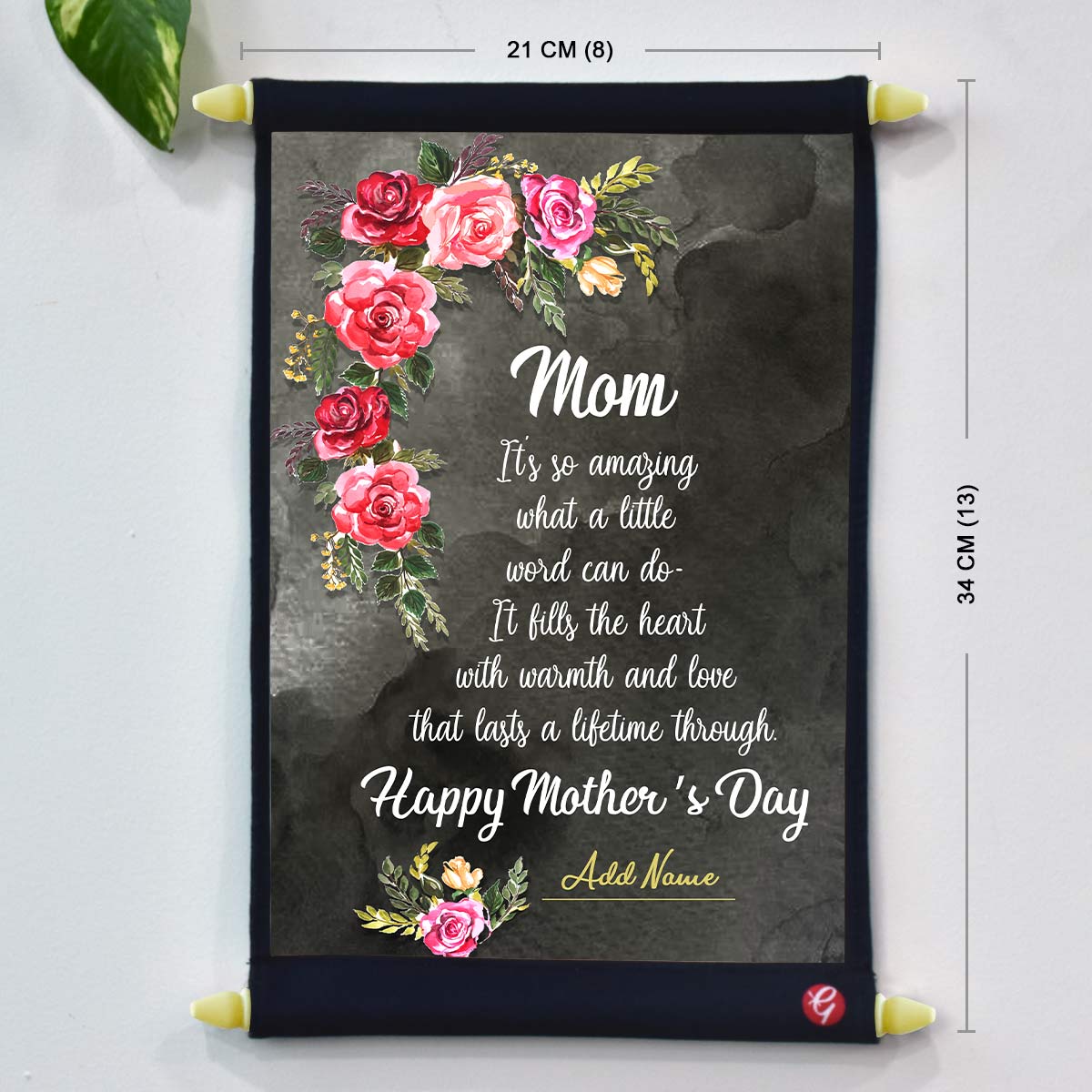 It's Amazing Mom Mothers Day Gift Satin Scroll-6