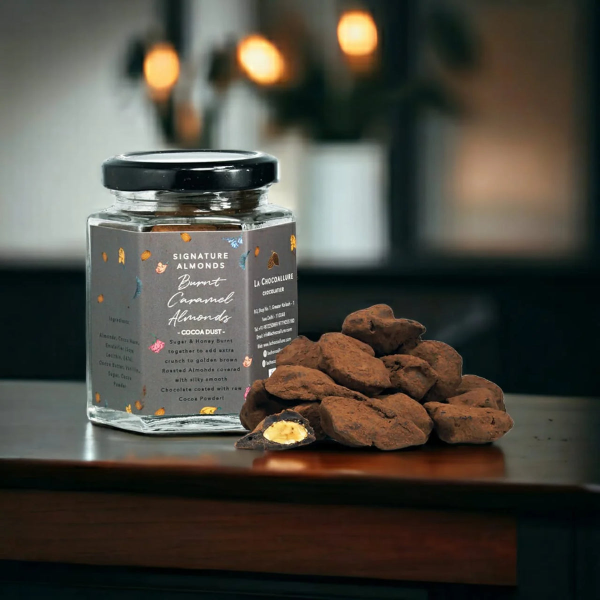 Burnt Caramel Almonds(Cocoa)