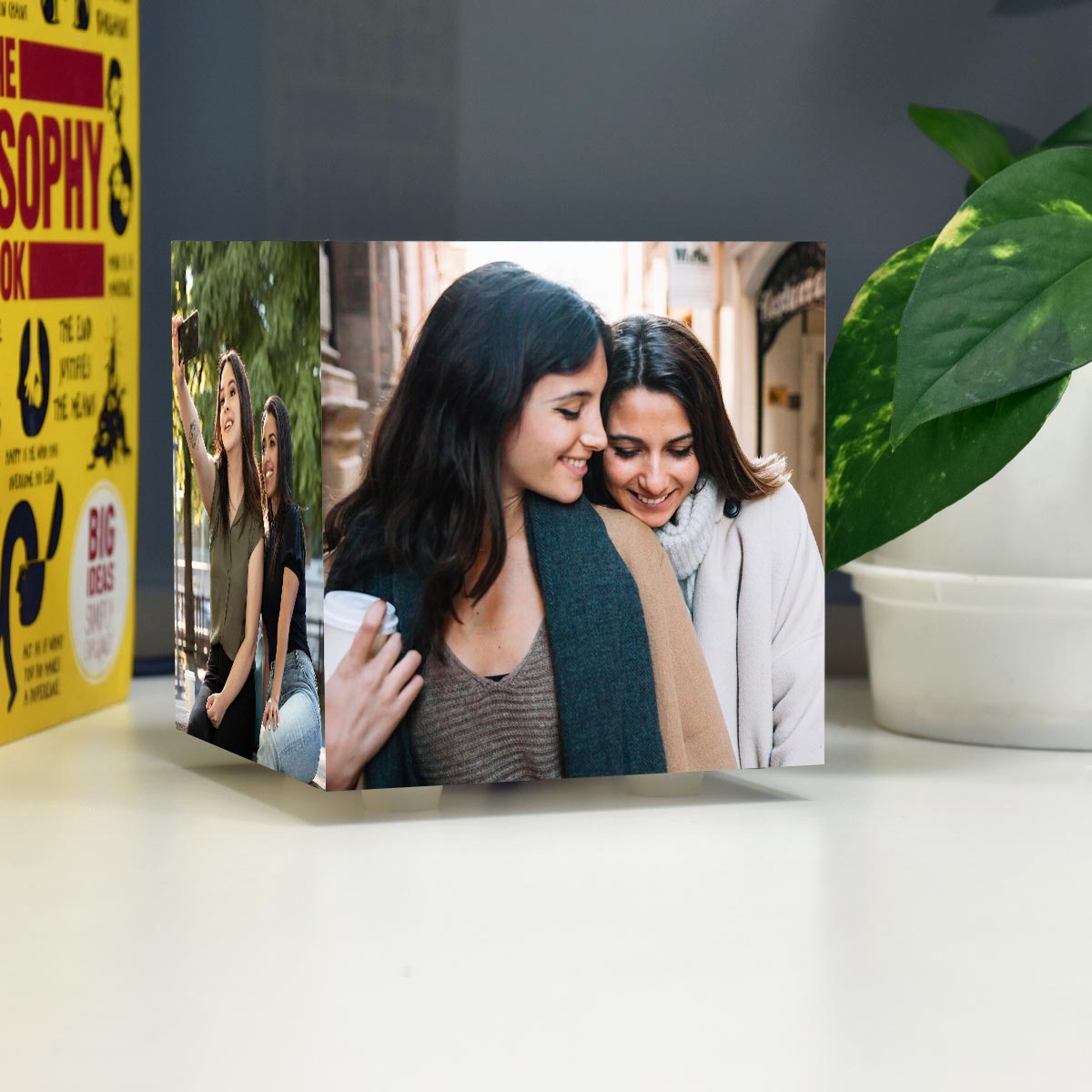 Personalized Mini Cube Photo Lamp for Sister