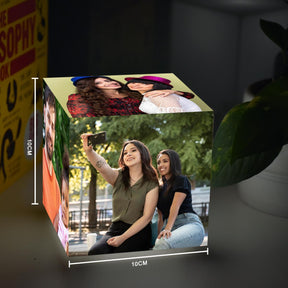 Personalized Mini Cube Photo Lamp for Sister