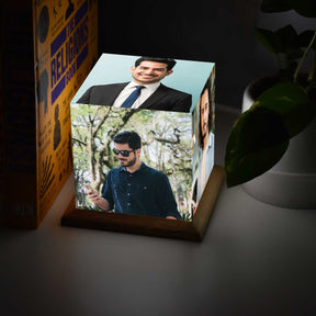 Personalized Mini Cube Photo Lamp for Brother