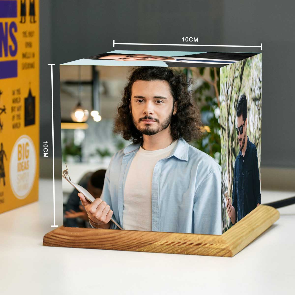 Personalized Mini Cube Photo Lamp for Brother