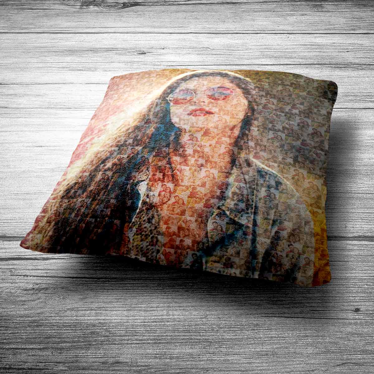 Mosaic Cushion - Colored