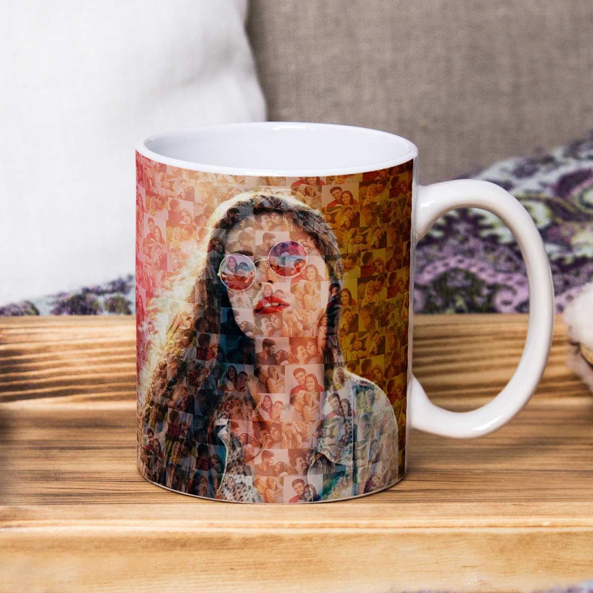 Mosaic Coffee Mug - Colored