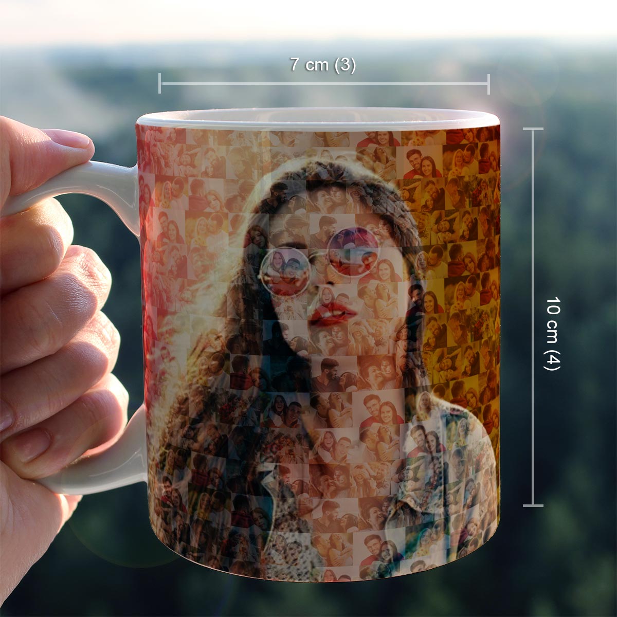 Mosaic Coffee Mug - Colored-5