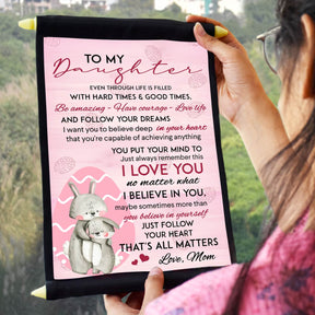 To my Daughter Satin Scroll