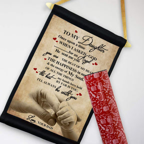I Love You my Daughter, love dad Satin Scroll