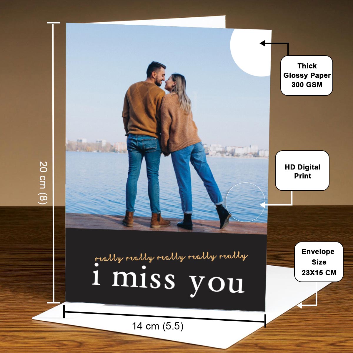 Really I Miss You Greeting Card