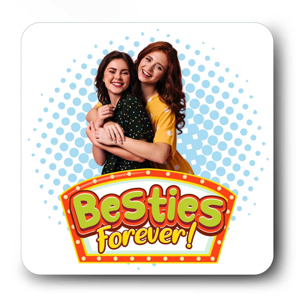 Personalized Bestie Forever Fridge Magnet