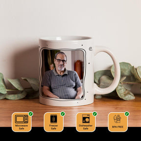 Personalised Best Dad in the World Coffee Mug