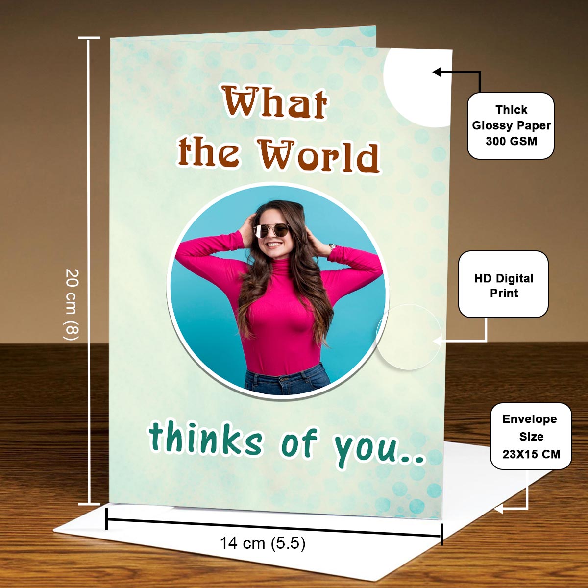 What The World Thinks For You- Female Card