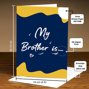 My Brother Is Card