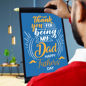 Thank You For Being My Dad Scroll