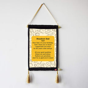 Stand Out Dad Birthday Scroll for Dad