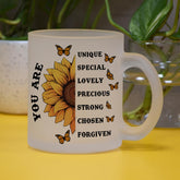 Positive Vibes Frosted Coffee Mug