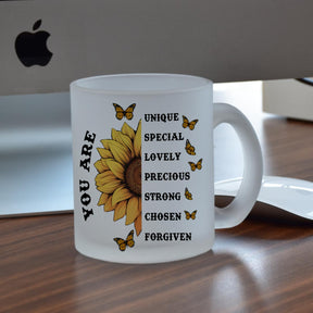 Positive Vibes Frosted Coffee Mug